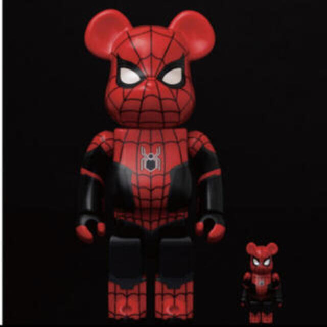 MEDICOM TOY(メディコムトイ)のBE@RBRICK SPIDER-MAN UPGRADED SUIT エンタメ/ホビーのフィギュア(アメコミ)の商品写真