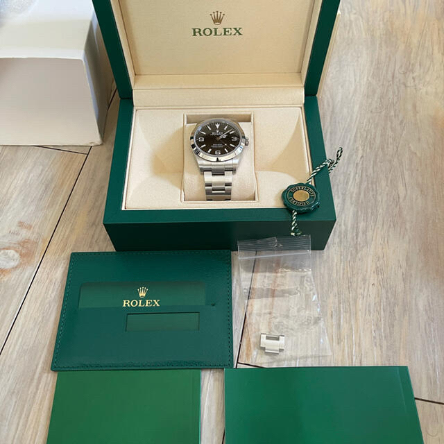 ROLEX(ロレックス)のロレックス　エクスプローラー1 214270 後期モデル　極美品　2020年8月 メンズの時計(腕時計(アナログ))の商品写真