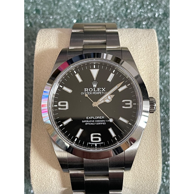 ROLEX(ロレックス)のロレックス　エクスプローラー1 214270 後期モデル　極美品　2020年8月 メンズの時計(腕時計(アナログ))の商品写真