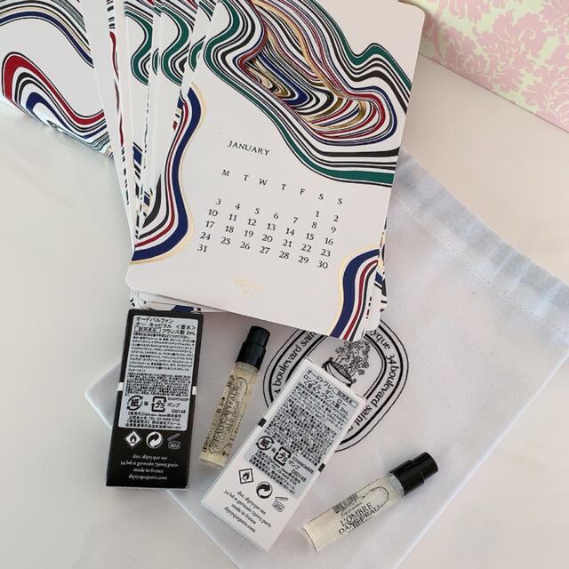 diptyque(ディプティック)の『最終❣️SALE』 diptyqueカレンダー ♡香水♡巾着♡ コスメ/美容の香水(香水(女性用))の商品写真