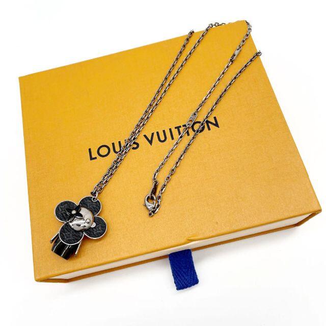 LOUIS VUITTON - 【美品】ルイヴィトン ネックレス コリエモノグラム ヴィヴィエンヌ 黒 Q8の通販 by 【1/6まで発送不可