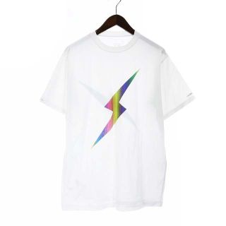 エレクトリックコテージ(ELECTRIC COTTAGE)のエレクトリックコテージ Tシャツ カットソー Uネック コットン 半袖 L 白(Tシャツ/カットソー(半袖/袖なし))