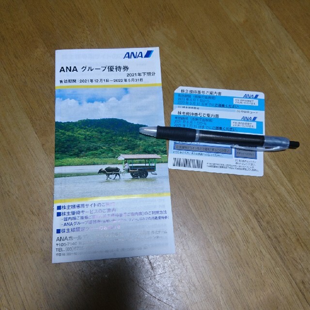 ANA 株主優待  ２枚セット チケットの優待券/割引券(その他)の商品写真