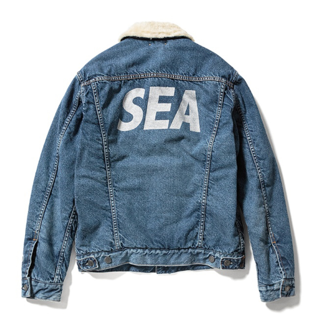 韓国ファッション】 WIND AND SEA×Lee 22AW 101J Denim JKT 美品M