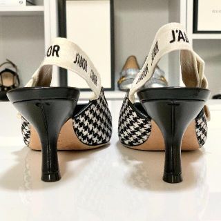 dior 美品 豹柄サイコロパンプスハイヒール