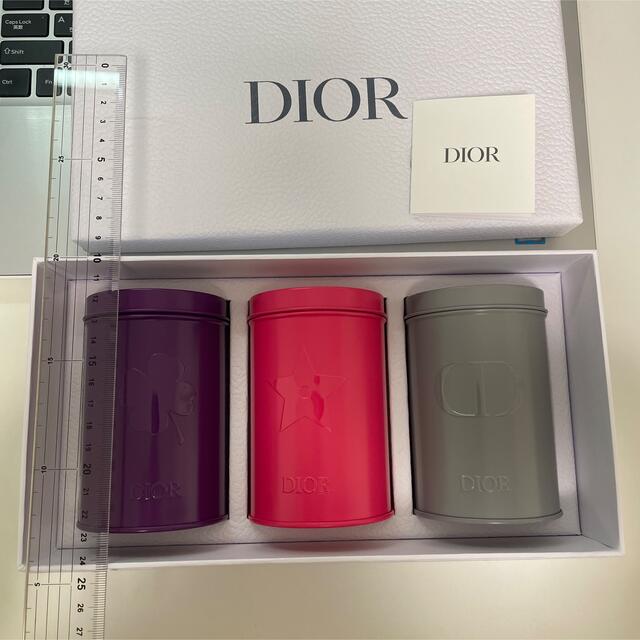 Christian Dior(クリスチャンディオール)のともみリュウ様専用 新品 Dior キャニスター 非売品 インテリア/住まい/日用品のインテリア小物(小物入れ)の商品写真