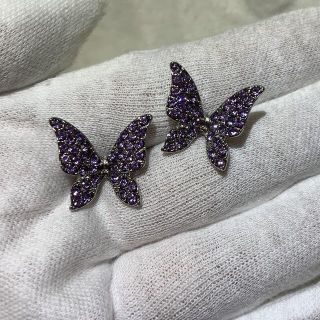 🦋パープル　pierce🦋(ピアス)