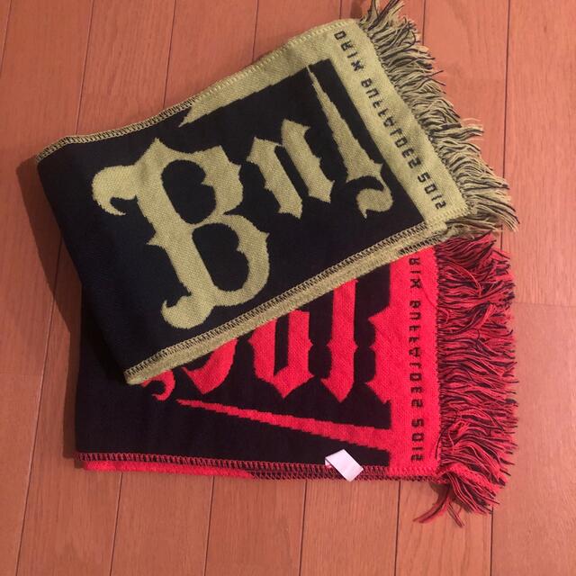 オリックス・バファローズ(オリックスバファローズ)のオリックスバッファローズ マフラー2枚新品 黄緑×濃いピンク スポーツ/アウトドアの野球(応援グッズ)の商品写真