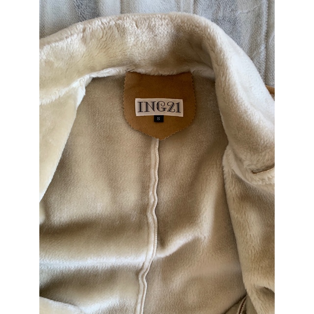 最終値下げ❗️新品未使用‼️スウェード調ロングコート+ スエード調中折れハット レディースのジャケット/アウター(ロングコート)の商品写真