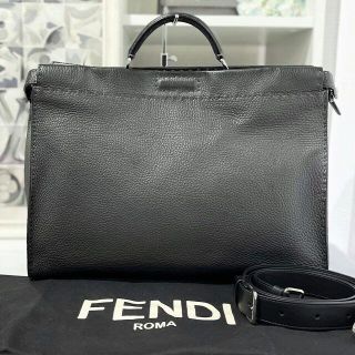 フェンディ(FENDI)の美品☆　フェンディ　ピーカブ―　モンスター　2way　セレリア(ビジネスバッグ)