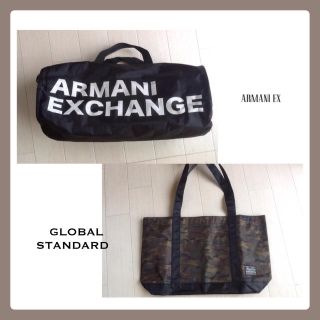 アルマーニエクスチェンジ(ARMANI EXCHANGE)の【未使用品】ドラムバッグ&トートバッグ(ドラムバッグ)