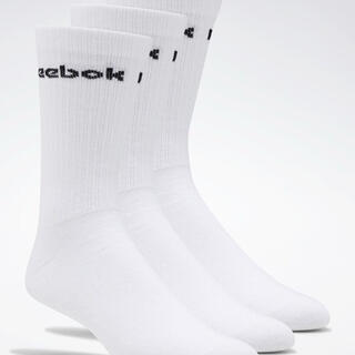 リーボック(Reebok)のReebok クルーソックス 3足組 リーボック 25-27cm 靴下 白(ソックス)