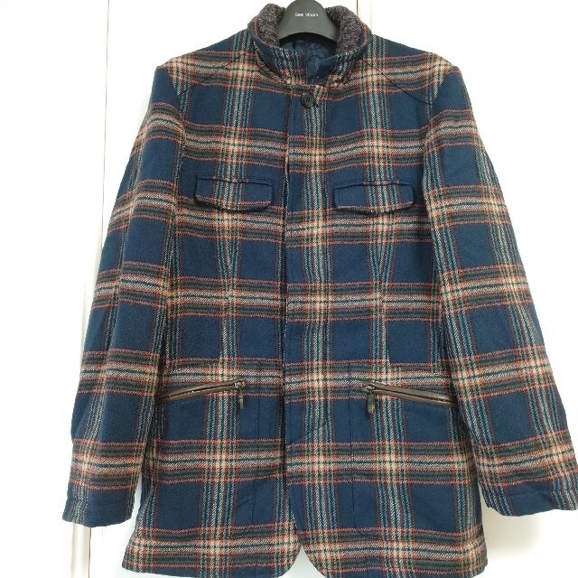 ETRO - 【美品】エトロ ETRO チェック柄 コート ジャケット S