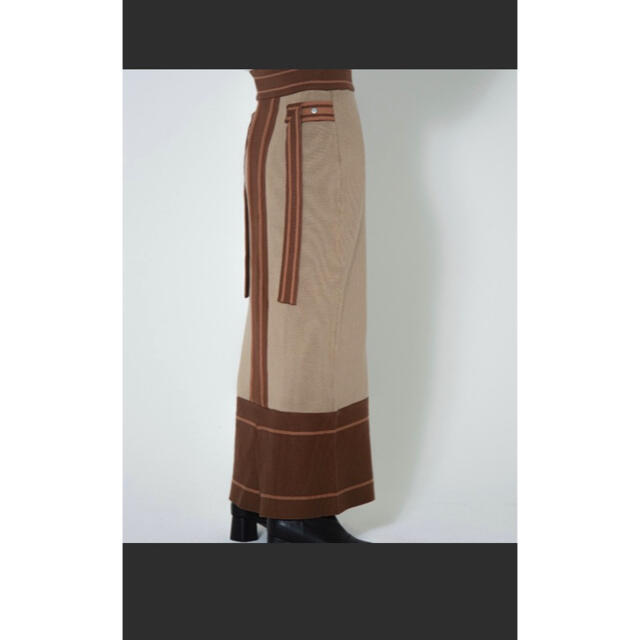 Kastane(カスタネ)のTUS. ニットスカート レディースのスカート(ロングスカート)の商品写真