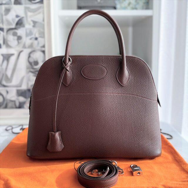 美品☆ エルメス ボリード31 ボルドー 2way ▢E刻印