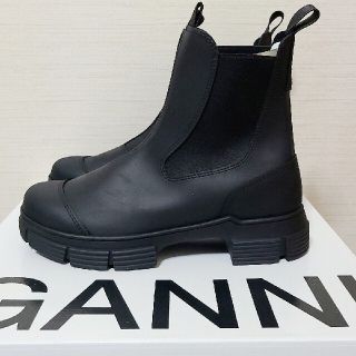 新品】GANNI ガニー リサイクルラバー ブーツ サイズ38-