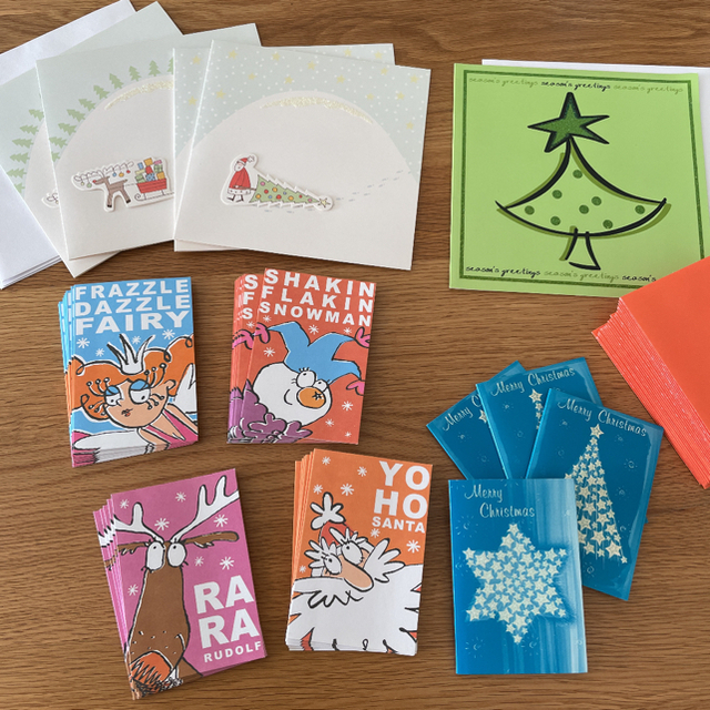 海外　クリスマスカード ハンドメイドの文具/ステーショナリー(カード/レター/ラッピング)の商品写真