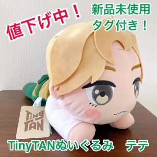 ボウダンショウネンダン(防弾少年団(BTS))の【最終値下げ！】BTS TinyTAN 寝そべりメガジャンボぬいぐるみ　V テテ(ぬいぐるみ)