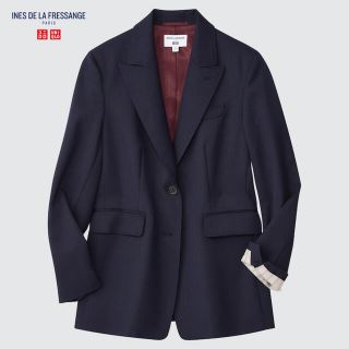 ユニクロ(UNIQLO)のUNIQLO イネスコラボ　ウールブレンドジャケット(テーラードジャケット)