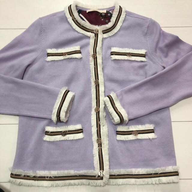 Tory Burch.トリーバーチ!カーディガン!裏地可愛い XS