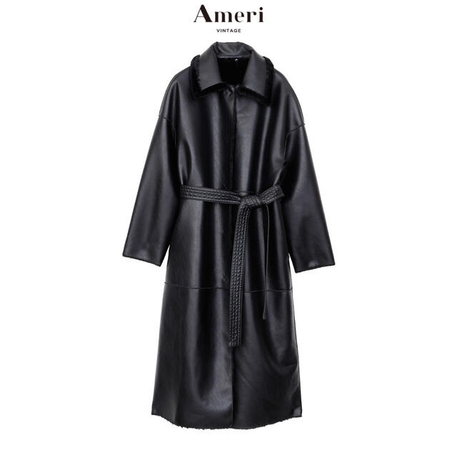 Ameri VINTAGE(アメリヴィンテージ)のAmeri  vintage MANY WAY FAKE BOA COAT  レディースのジャケット/アウター(ロングコート)の商品写真