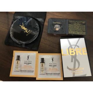 イヴサンローランボーテ(Yves Saint Laurent Beaute)のイヴサンローラン鏡　香水　クッション　美容液サンプル(その他)