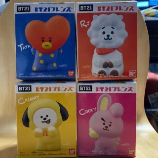 バンダイ(BANDAI)の bt21 CHIMMY TATA RJ COOKY ソフビ(キャラクターグッズ)