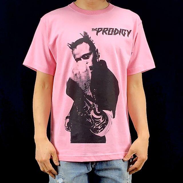 【プリント Tシャツ】新品 THE PRODIGY ビッグ プリント テクノ