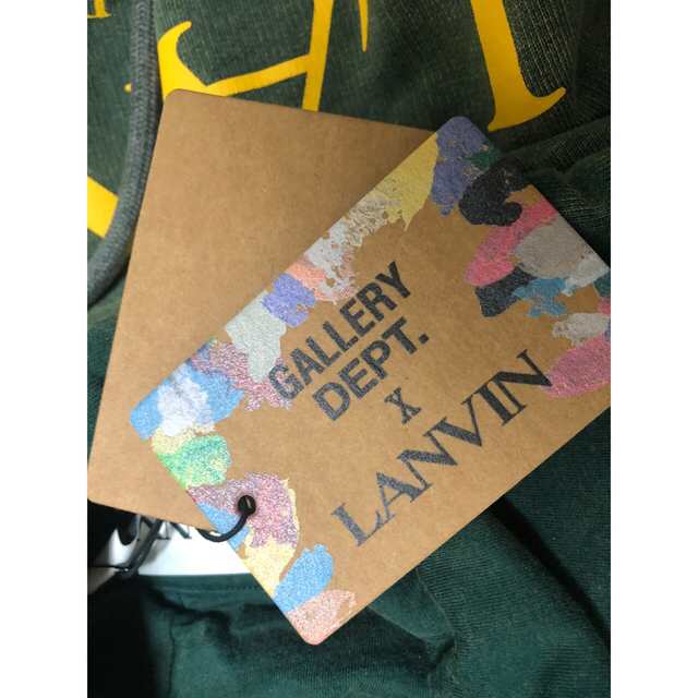 GALLERY DEPT X LANVIN パーカー　Lサイズ　グリーンメンズ