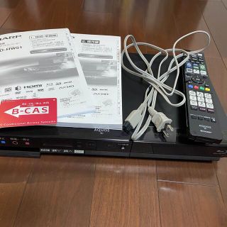 シャープ(SHARP)のSHARP AQUOS ブルーレイ BD-HW51 ジャンク品(ブルーレイレコーダー)