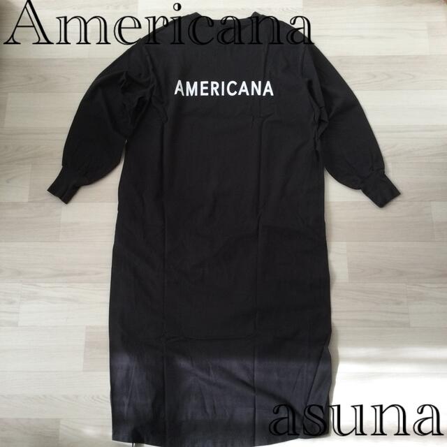 売約◉Americana アメリカーナ　サイドジップロングカットソーワンピース