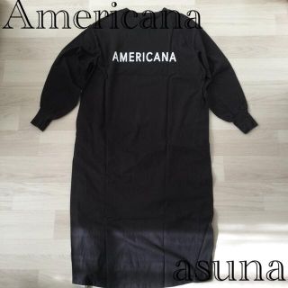 アメリカーナ(AMERICANA)の売約◉Americana アメリカーナ　サイドジップロングカットソーワンピース(ロングワンピース/マキシワンピース)