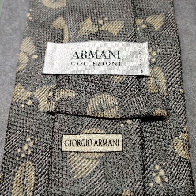 ARMANI COLLEZIONI(アルマーニ コレツィオーニ)のアルマーニ　コレッツォーニ　ARMANI　ネクタイ　ビジネス　フォーマル　グレー メンズのファッション小物(ネクタイ)の商品写真