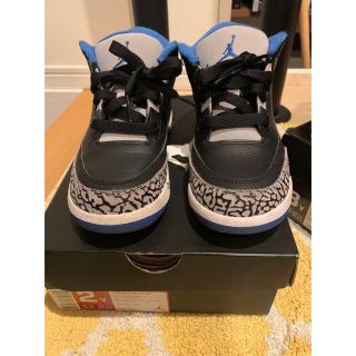 ナイキ(NIKE)のJORDAN3 RETRO SPORT BLUE(スニーカー)