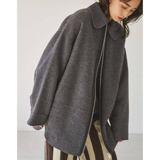 TODAYFUL(トゥデイフル)のTODAYFULトゥデイフル Wool Rever Jacketチャコールグレー レディースのジャケット/アウター(ブルゾン)の商品写真