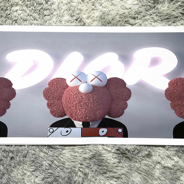 No.4♡半額祭♡キャンバスアート　DIOR×KAWS オマージュアート ハンドメイドのインテリア/家具(アート/写真)の商品写真