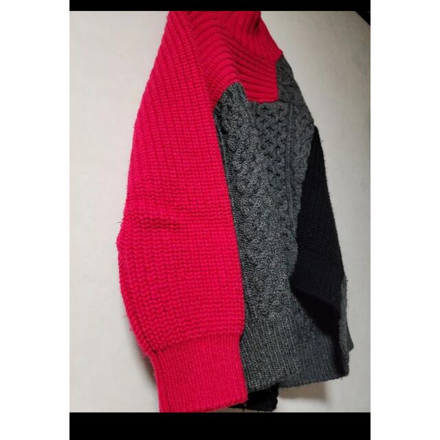 kolor 18aw クレイジーパターン ニット カラー 【お1人様1点限り