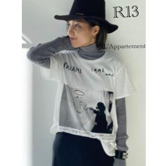 R13 アールサーティーン U2 Miami Tシャツ