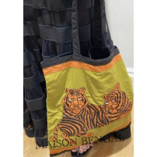 アパルトモンドゥーズィエムクラス(L'Appartement DEUXIEME CLASSE)の【MAISON BENGAL /メゾンベンガル】 TIGER トートバッグ(トートバッグ)