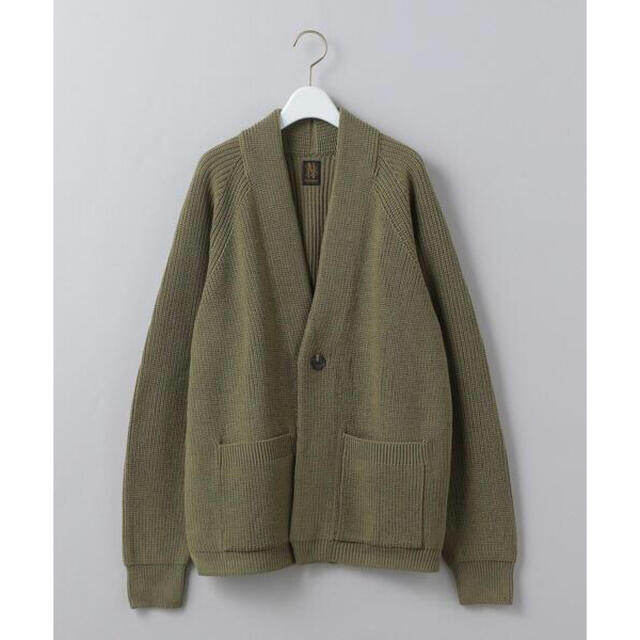 バトナーニット『BATONER RIB CARDIGAN』