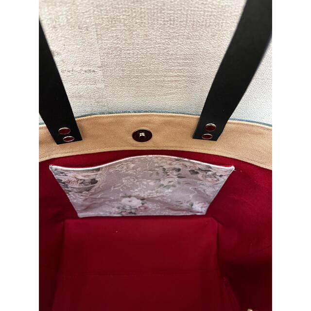 イジェヒョン　最新作柄　牛革持ち手コロコロトート　合皮バージョン ハンドメイドのファッション小物(バッグ)の商品写真