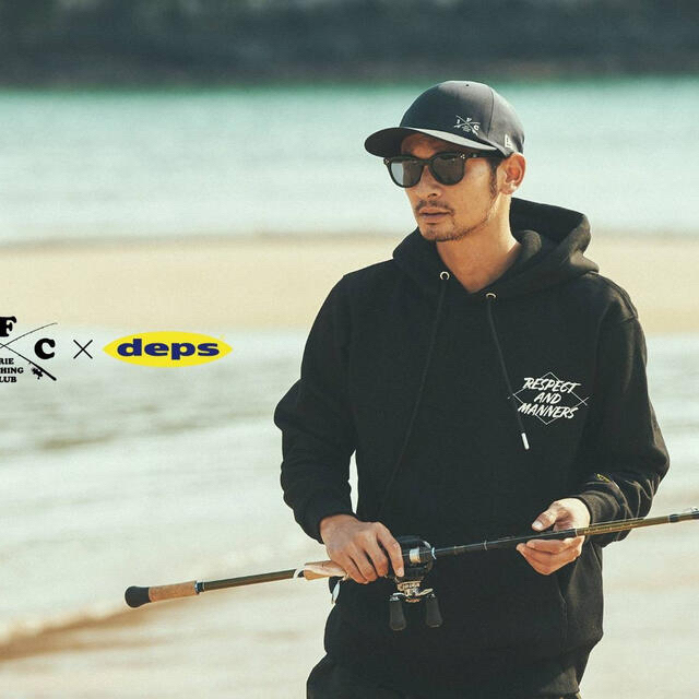 IRIE FISHING CLUB × DEPS コラボフーディ　XL 完売品 スポーツ/アウトドアのフィッシング(ウエア)の商品写真