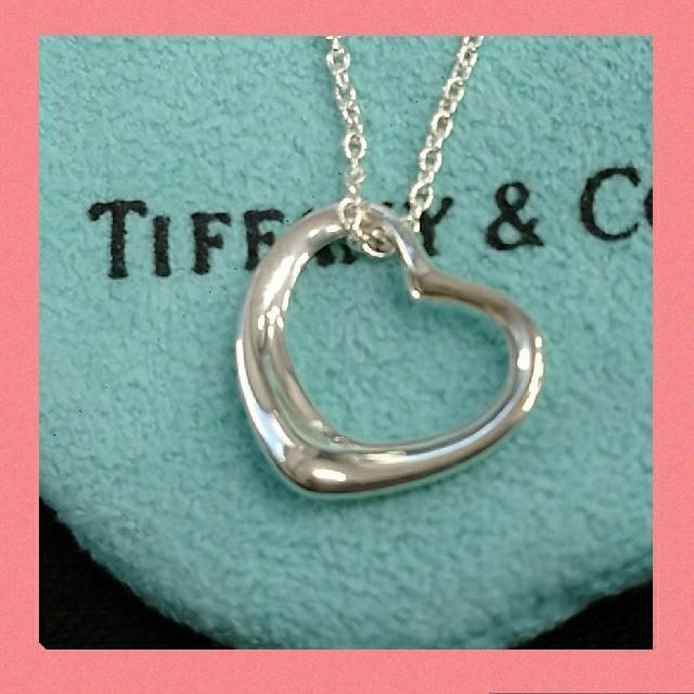 ✨ TIFFANY ✨ ティファニー ネックレス　オープンハート シルバー 1