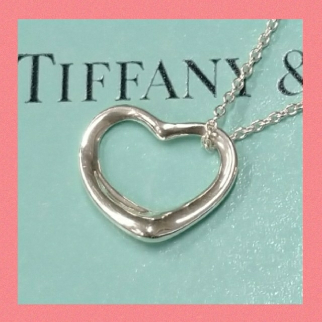 ✨ TIFFANY ✨ ティファニー ネックレス　オープンハート シルバー 2