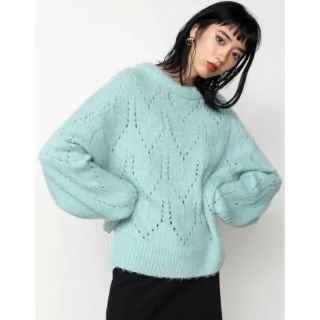 エモダ(EMODA)のAIRY KNIT   FREE SIZE(ニット/セーター)