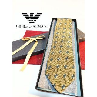 ジョルジオアルマーニ(Giorgio Armani)のGIORGIO　ARMANI　アルマーニ　ネクタイ　高級　スーツ　5-7(ネクタイ)