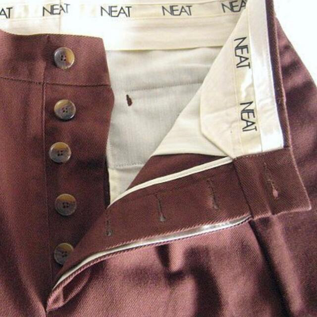 COMOLI NEAT USA Trousers ブラウン 36の通販 by t.k's shop|コモリ