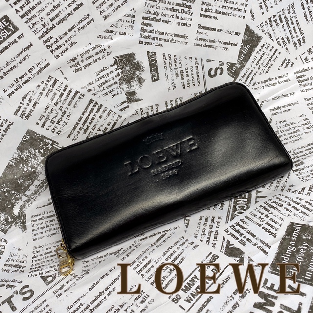 【早い者勝ち‼️】 LOEWE 長財布 ラウンドファスナー ヘリテージ