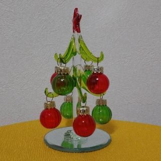 ガラス細工のクリスマスツリー🎄(ガラス)