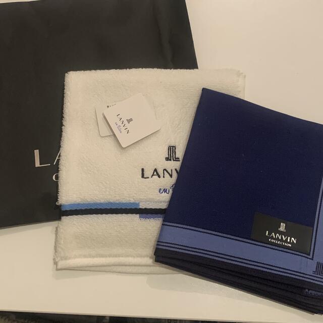 LANVIN - LANVIN on Blue ハンカチセットの通販 by 美丘's shop｜ランバンならラクマ